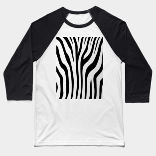 Zebra pattern Baseball T-Shirt